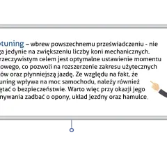 Chiptuning to optymalizacja pracy silnika, nie tylko zwiększa moc, ale też wpływa na płynność jazdy. Pamiętaj o bezpieczeństwie!