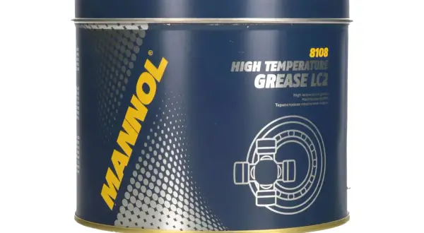 Niebieska puszka smaru MANNOL High Temperature Grease LC2. Idealny wybór, jeśli zastanawiasz się, jaki smar do łożysk sprawdzi się w wysokich temperaturach.