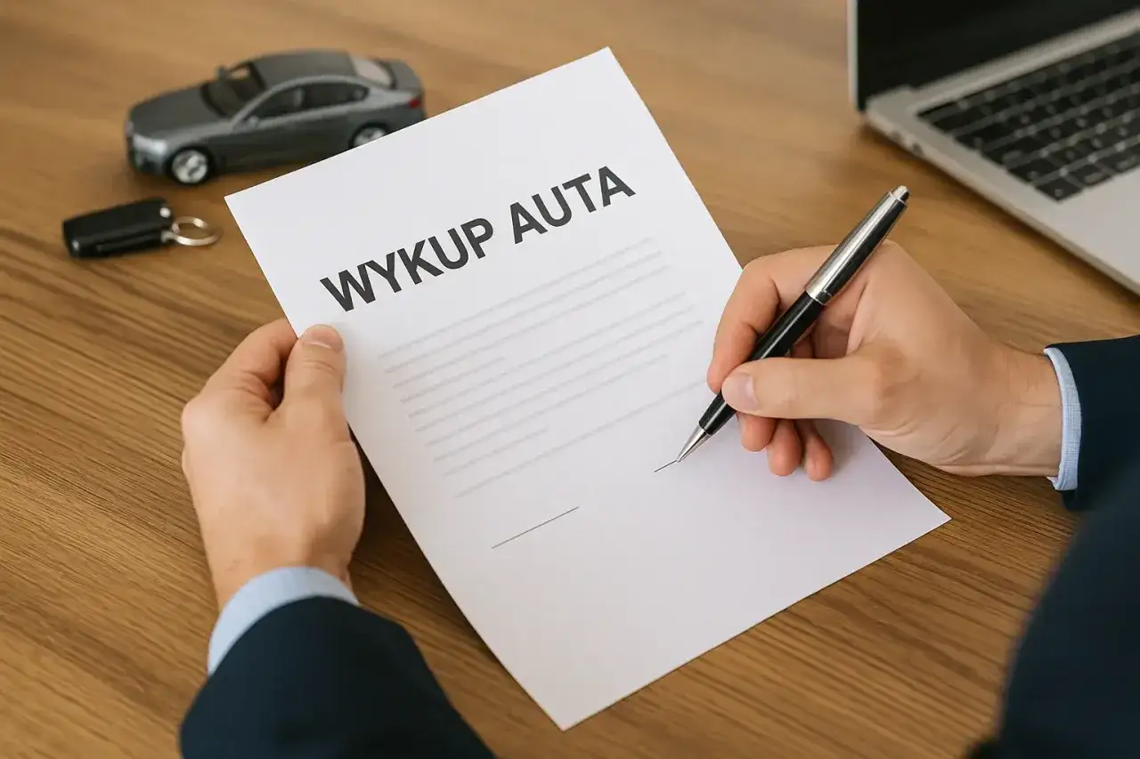Podpisanie dokumentu wykup pojazdu z leasingu. Zastanawiasz się nad ubezpieczeniem AC po wykupie?